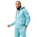 Miniatyrbillede 2 af 3: Justhype Acid Wash Hoody TWLR-137, Mand, Sweatshirts, Blå