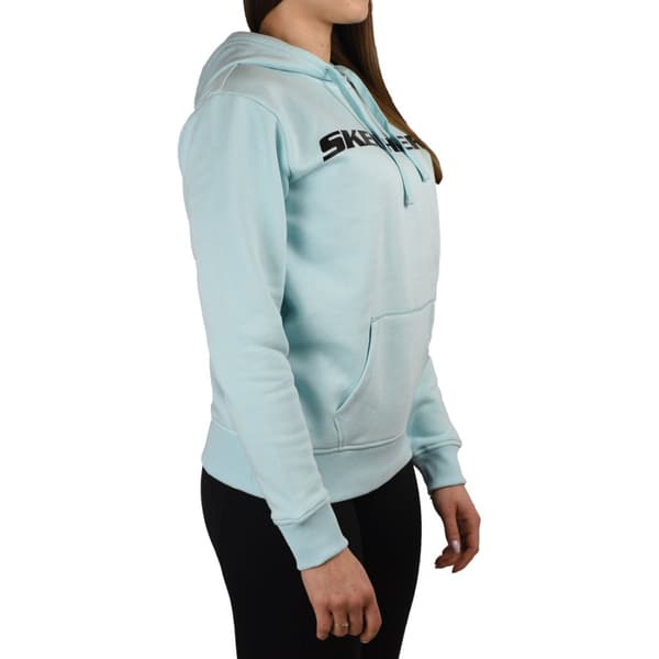 Skechers Heritage Hoodie WHD65-AQUA, Kvinde, Sweatshirts, Blå