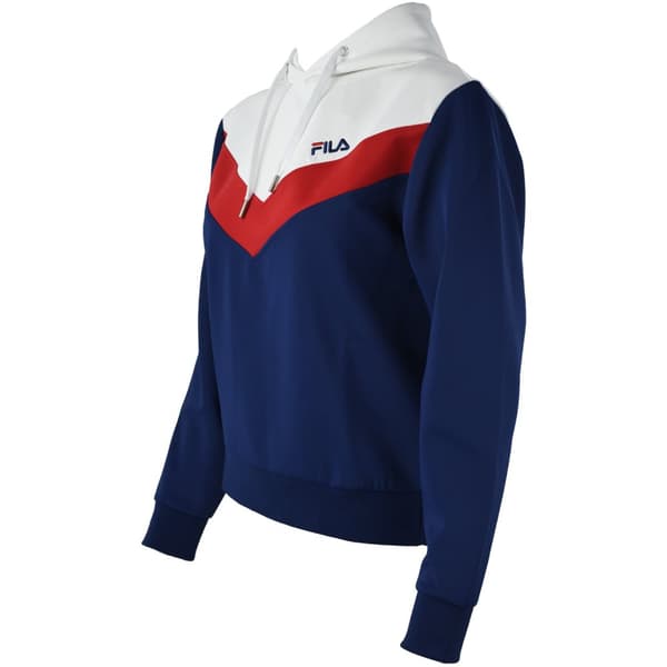 Fila Bosa Cropped Hoody FAW0273-53007, Kvinna, Tröjor, Marinblå