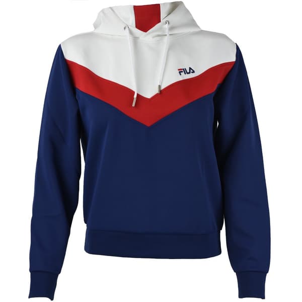 Fila Bosa Cropped Hoody FAW0273-53007, Kvinna, Tröjor, Marinblå