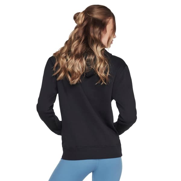 Skechers Signature Pullover Hoodie WHD69-BLK, Kvinna, Tröjor, Svart