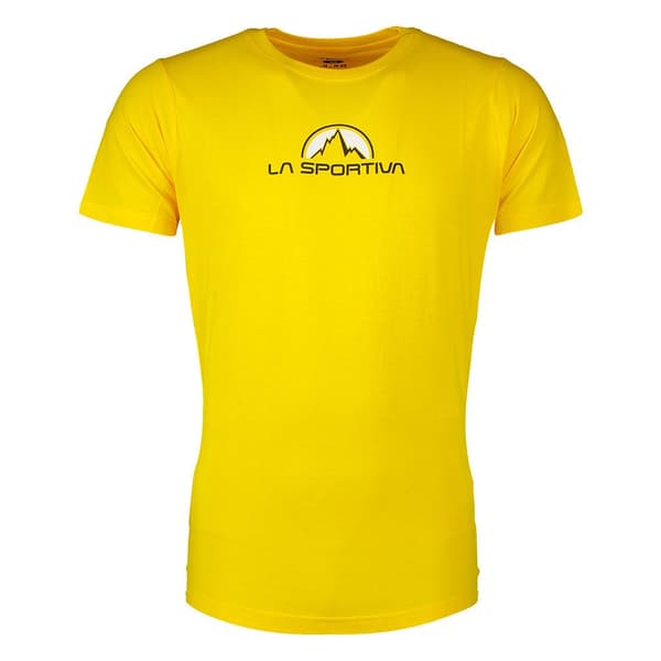 La Sportiva Kortærmet T-shirt Footstep Gul S Mand