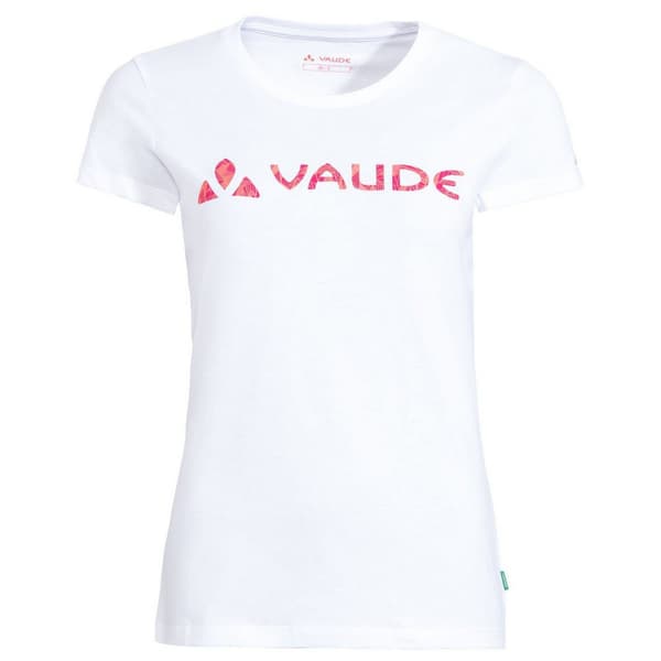 Vaude Kortärmad T-shirt Logo Vit 42 Kvinna