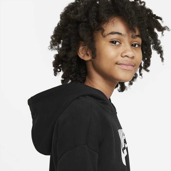Nike Tröja Sportswear Club French Terry Cropped Svart 12-13 Years Flicka