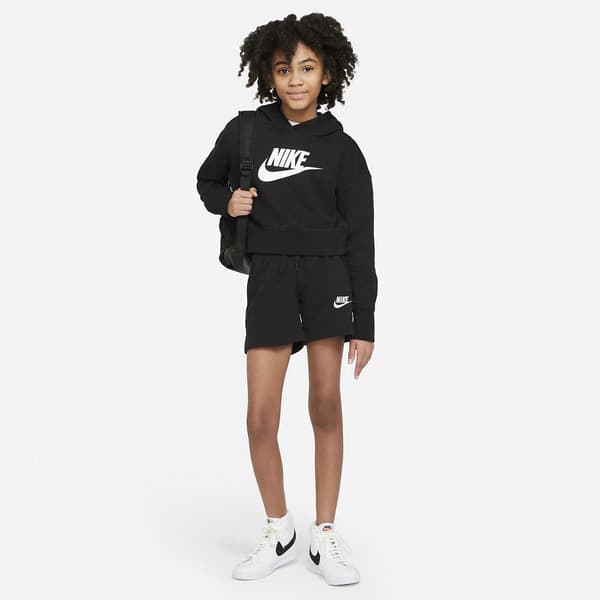 Nike Tröja Sportswear Club French Terry Cropped Svart 12-13 Years Flicka