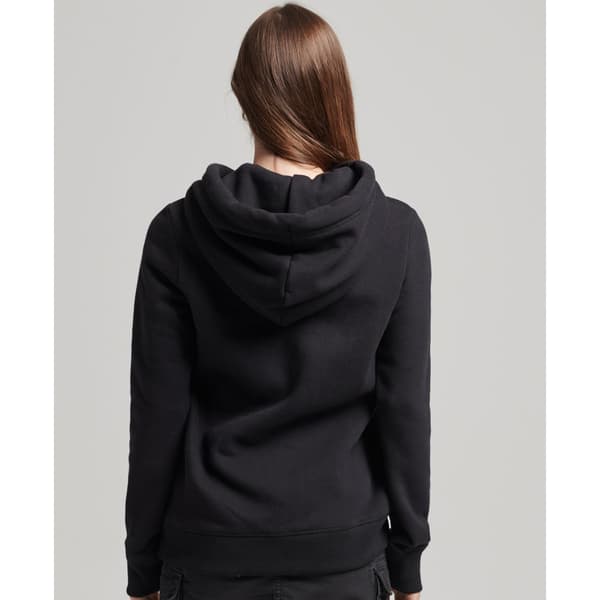 Superdry Full Vetoketjullinen Villapaita Vintage Logo Emb Musta M Nainen