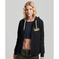 Miniatyrbild 1 av 5: Superdry Sweatshirt Med Full Dragkedja Vintage Scripted Coll Svart M Kvinna