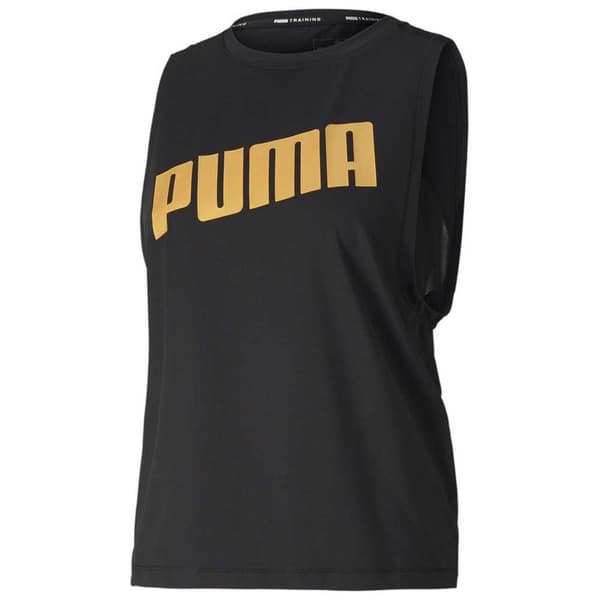 Puma Ärmlös T-shirt Metal Splash Adjustable Svart M Kvinna