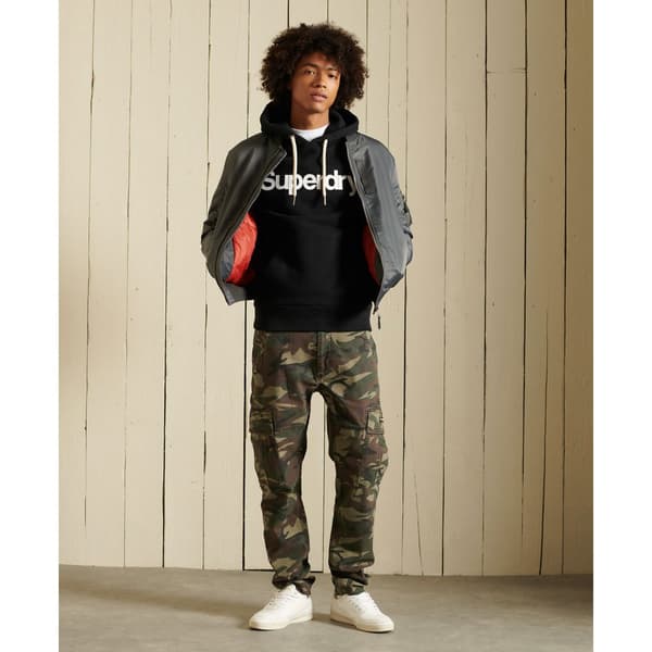 Superdry Hættetrøje Core Logo Sort S Mand