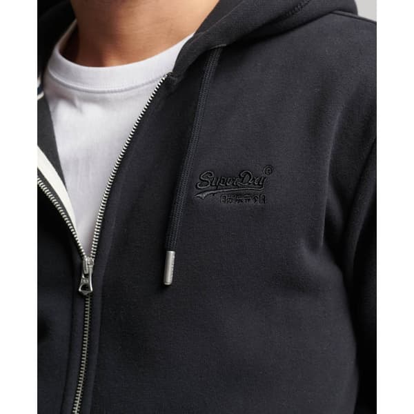 Superdry Full Vetoketjullinen Villapaita Essential Logo Musta L Mies