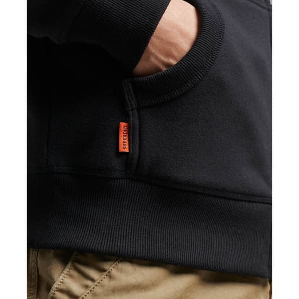 Superdry Full Vetoketjullinen Villapaita Essential Logo Musta L Mies
