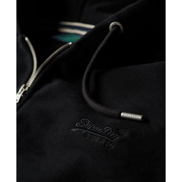 Superdry Full Vetoketjullinen Villapaita Essential Logo Musta L Mies