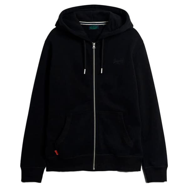 Superdry Full Vetoketjullinen Villapaita Essential Logo Musta L Mies