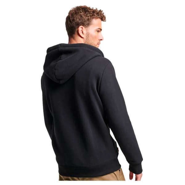 Superdry Full Vetoketjullinen Villapaita Essential Logo Musta L Mies
