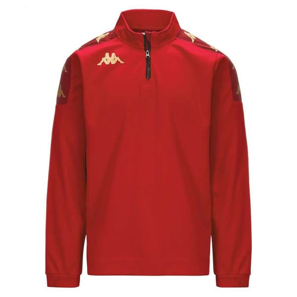 Kappa Halv Lynlå Sweatshirt Gassolo Rød S Mand