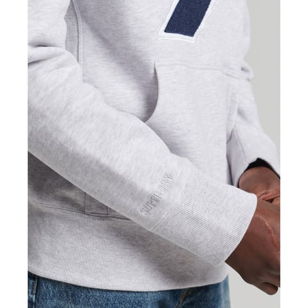 Superdry Luvtröja Code Sl Chenille Vit L Man