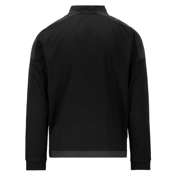 Kappa Halv Lynlå Sweatshirt Gassolo Sort XL Mand