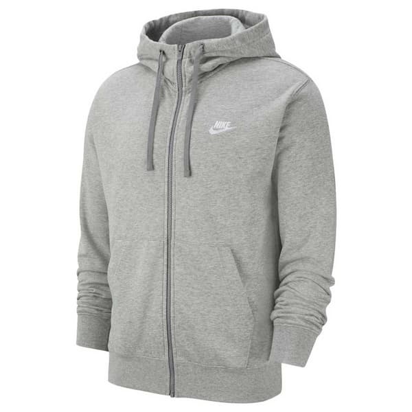Nike Fuld Lynlå Sweatshirt Sportswear Club Grå XL / Regular Mand