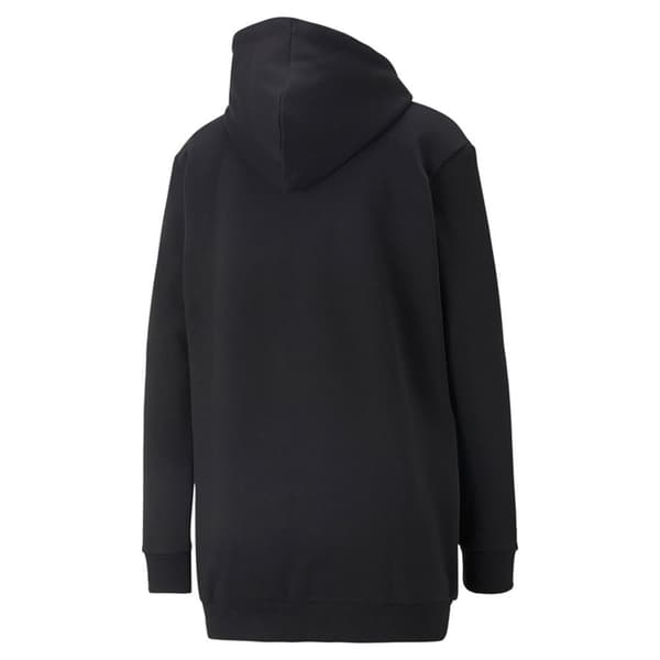 Puma Tröja Power Tape Elongated Fl Svart S Kvinna