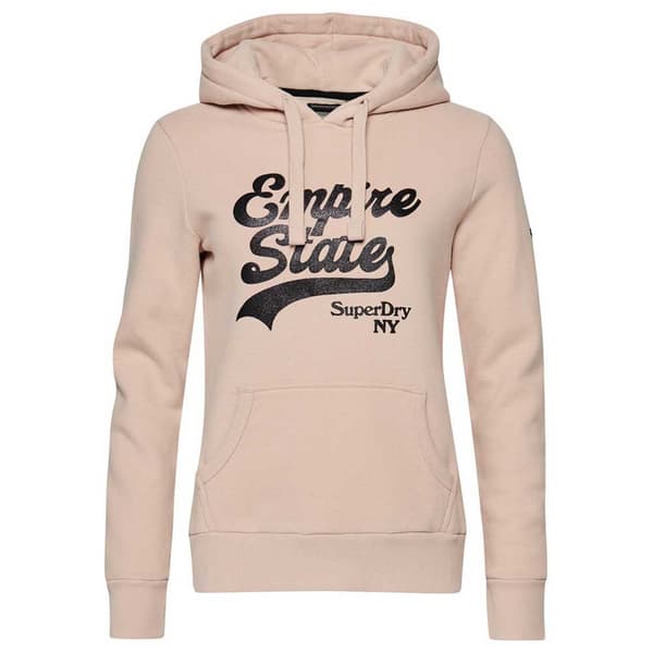 Superdry Huppari Vintage Logo Borough Oranssi 2XS Nainen