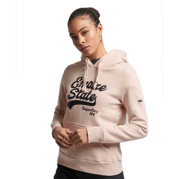 Superdry Huppari Vintage Logo Borough Oranssi 2XS Nainen
