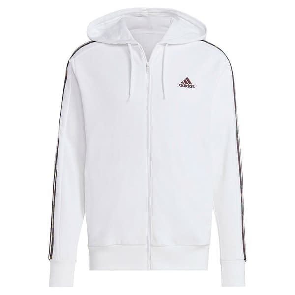 Adidas Sportswear Sweatshirt Med Full Dragkedja 3s Ft Vit M / Regular Man