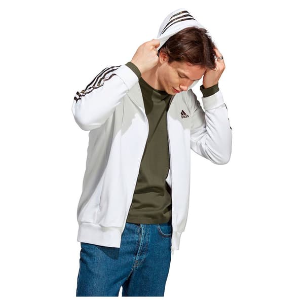 Adidas Sportswear Sweatshirt Med Full Dragkedja 3s Ft Vit M / Regular Man