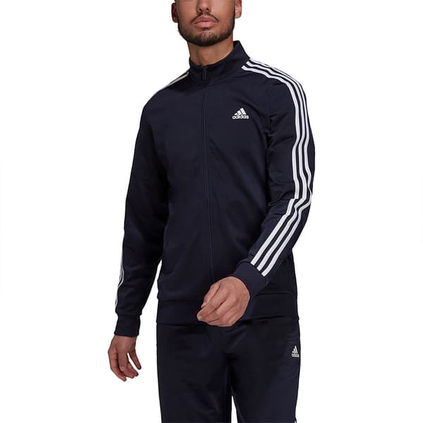 Adidas Stripes Tt Jacket 3 Svart L / Regular Man