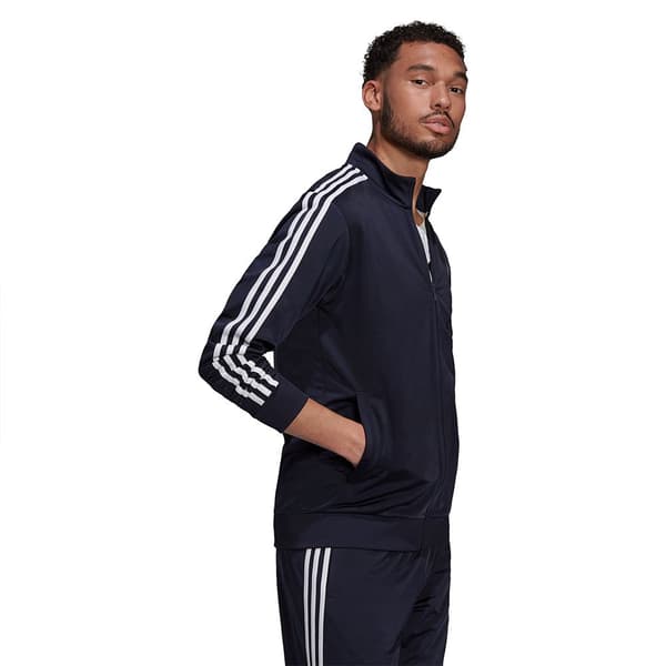 Adidas Stripes Tt Jacket 3 Svart M / Regular Man