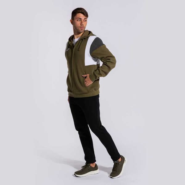 Joma Sweatshirt Med Full Dragkedja Confort Iii Grönt L Man