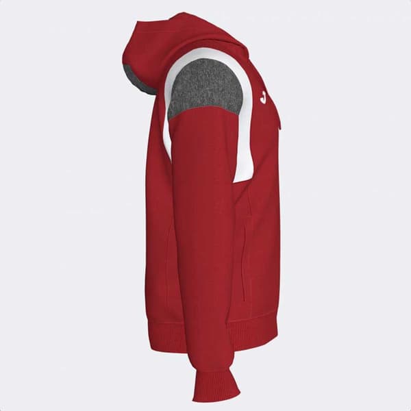 Joma Sweatshirt Med Full Dragkedja Confort Iii Röd L Man