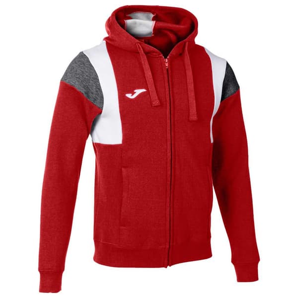 Joma Sweatshirt Med Full Dragkedja Confort Iii Röd L Man