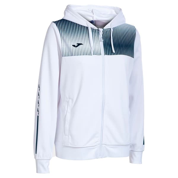 Joma Sweatshirt Med Fuld Lynlås Hvid M Kvinde