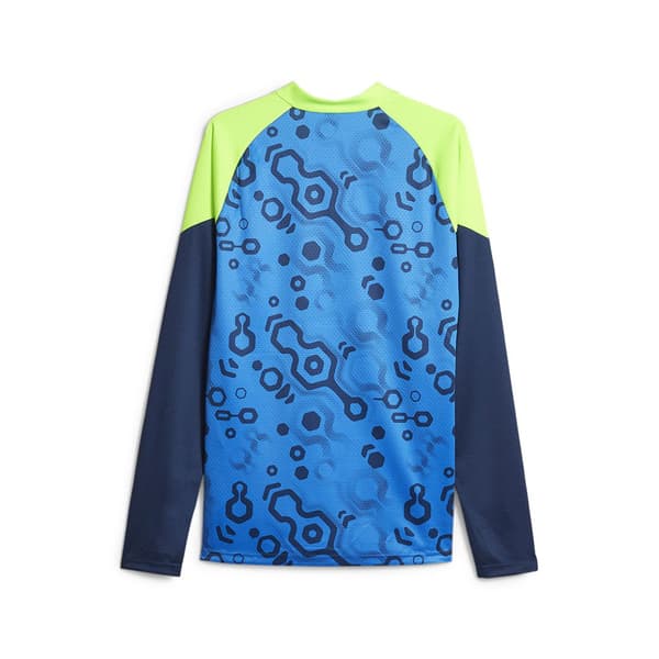 Puma Halv Lynlå Sweatshirt Individual Cup Blå M Mand