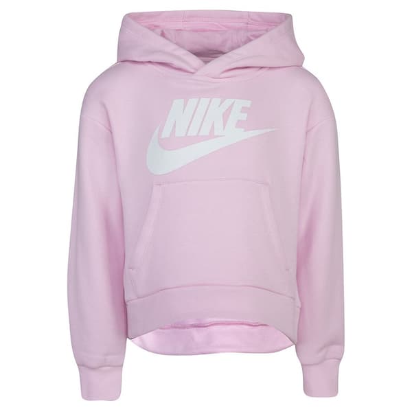 Nike Kids Huppari Club Fleece High Low Pinkki 5-6 Years