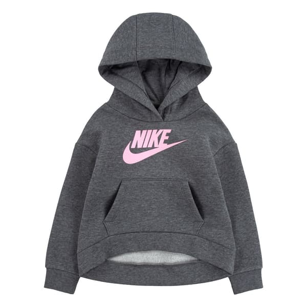 Nike Kids Tröja Club Fleece High Low Grå 3-4 Years