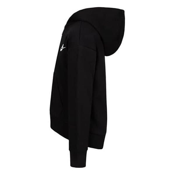 Nike Kids Täysi Vetoketjuhuppari Club Fleece High Low Musta 24 Months-3 Years