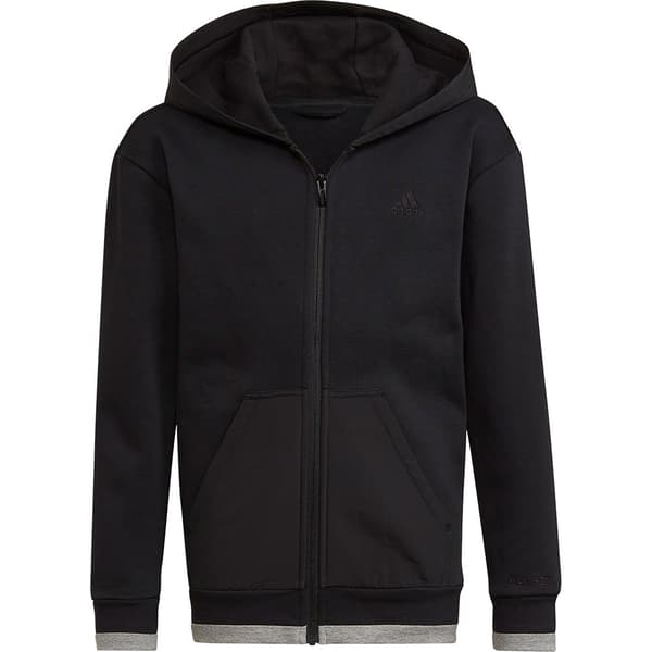 Adidas Sweatshirt Med Full Dragkedja All Szn Svart 7-8 Years