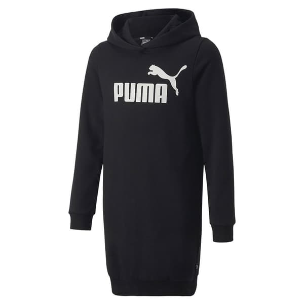 Puma Tröja Essentials Logo Fl Svart 9-10 Years