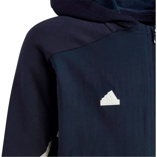 Adidas Sweatshirt Med Full Dragkedja D4gmdy Blå 11-12 Years