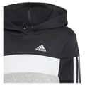 Miniatyrbillede 6 af 8: Adidas Stripes Colorblock Fleece Træningsdragt Tiberio 3 Grå 6-7 Years
