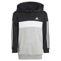Miniatyrbillede 2 af 8: Adidas Stripes Colorblock Fleece Træningsdragt Tiberio 3 Grå 6-7 Years