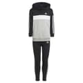 Miniatyrbillede 1 af 8: Adidas Stripes Colorblock Fleece Træningsdragt Tiberio 3 Grå 6-7 Years