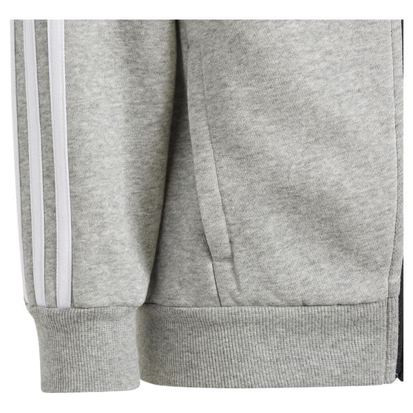 Adidas Stripes Colorblock Fleece Træningsdragt Tiberio 3 Grå 3-4 Years