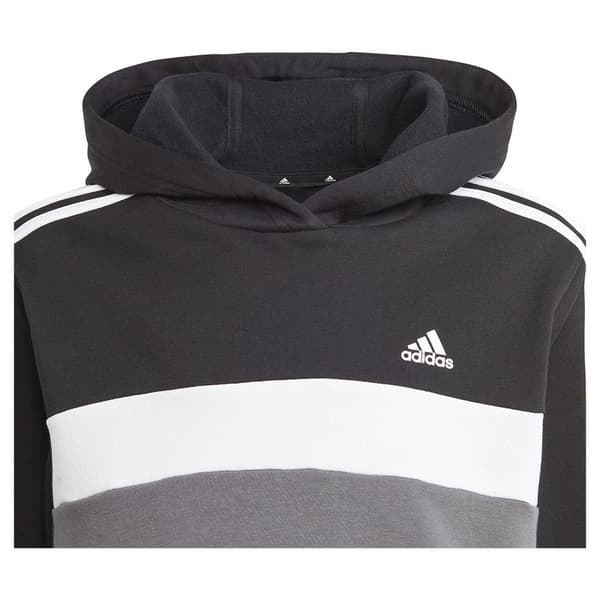 Adidas Stripes Colorblock Fleece Träningsoverall Tiberio 3 Svart 7-8 Years