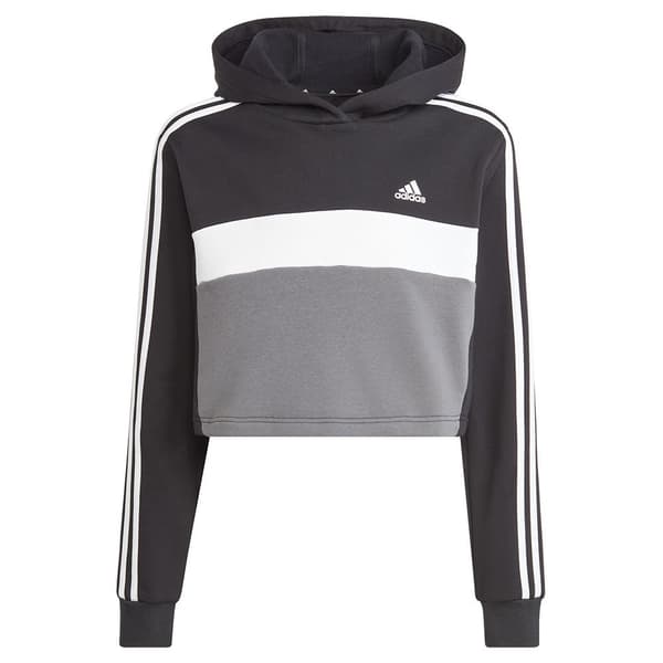 Adidas Stripes Colorblock Fleece Träningsoverall Tiberio 3 Svart 7-8 Years