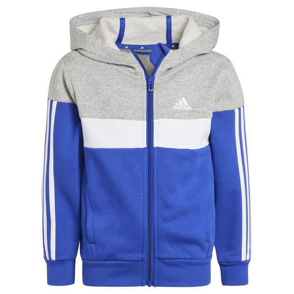 Adidas Stripes Colorblock Fleece Träningsoverall Tiberio 3 Blå 3-4 Years
