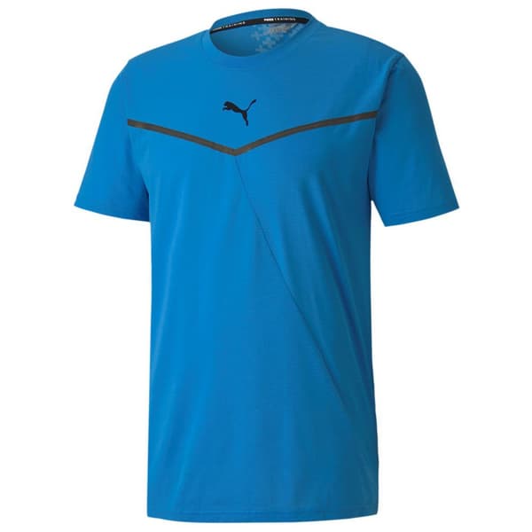 Puma Kort Ärm T-shirt Thermo R+ Bnd Blå M Man