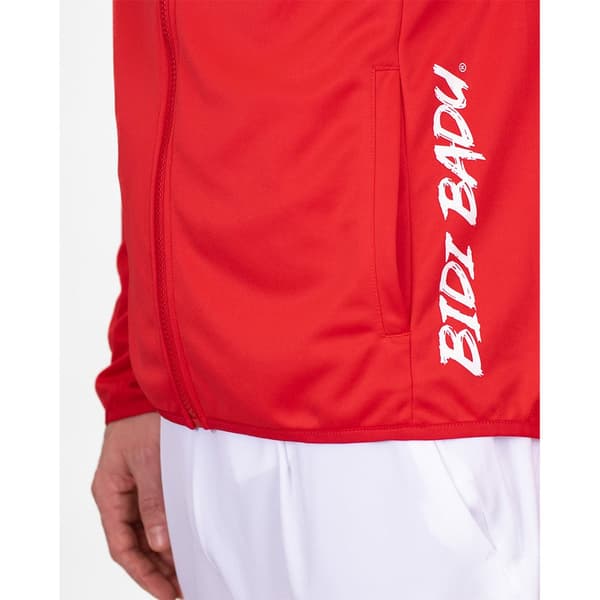 Bidi Badu Sweatshirt Med Fuld Lynlås Crew Rød L Mand