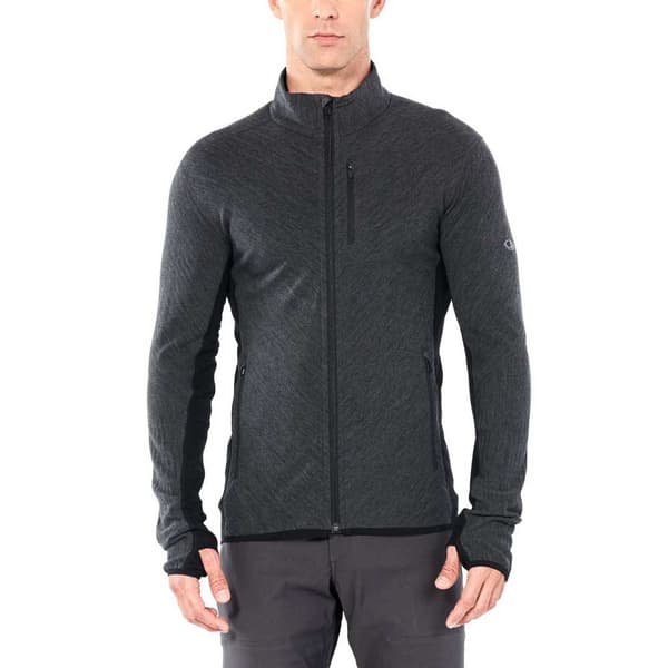 Icebreaker Sweatshirt Descender Merino Grå L Mand